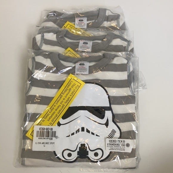 Hanna Andersson NWT Star Wars Stormtrooper Short John Pajamas Organic 18-24 mos - Picture 2 of 4
